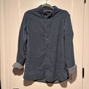 All Saints Men's Birchwood Corduroy Long-Sleeve Button-Down Shirt Size Medium